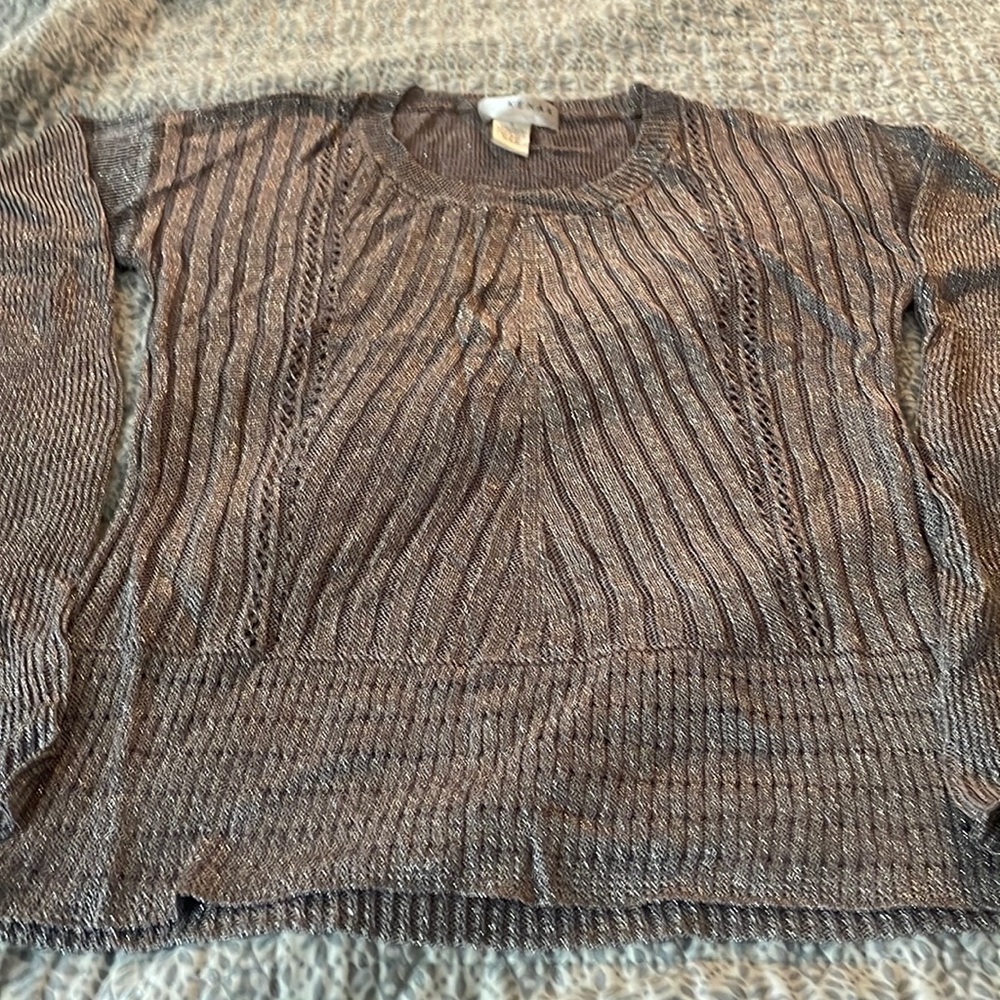 Beautiful with glitz sweater.